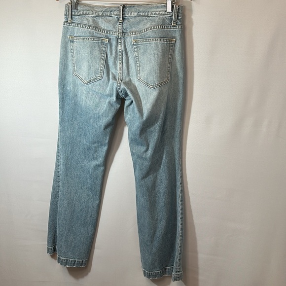 Gap Long And Lean Stretch Womens Size 6 Blue Straight Leg Jeans Pants - Picture 2 of 11